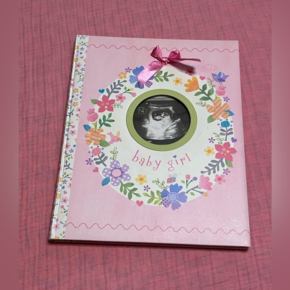 Stepping Stones Pink Baby Girl Phot Memory Album Book - Picture 1 of 4